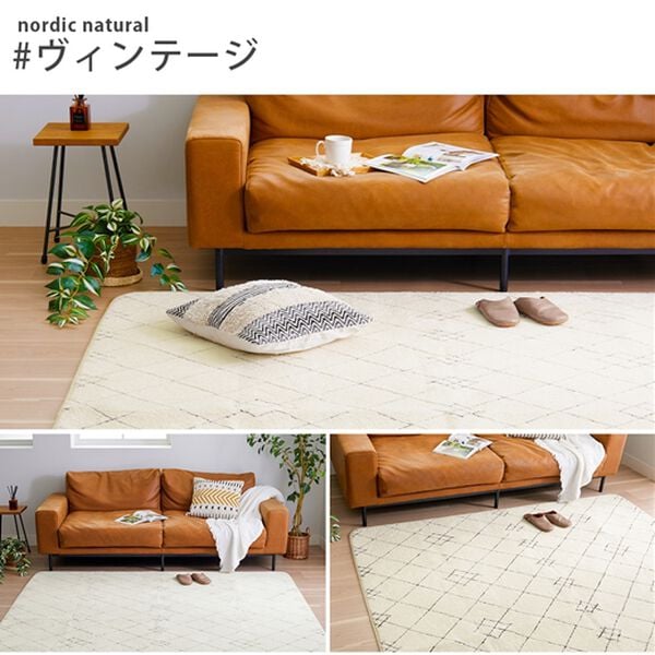 iellio（イエリオ）の「綿調パイルカチオン染ラグ（ラグ）」｜詳細画像