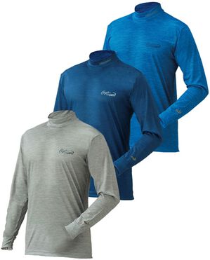 「【３色組】＜クロコダイル＞夏・快適！氷撃冷感（Ｒ）ハイネック３色組（メンズ肌着・インナーウェア）」｜長袖3色組