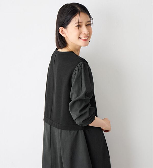 Viola e Viola（ヴィオラ エ ヴィオラ）の「時短コーデ楽ちんドッキングワンピース（ドッキングワンピース）」｜詳細画像