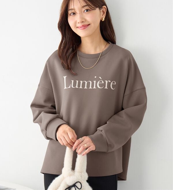 alotta（アロッタ）の「大人可愛いゆったりロゴスウェット（トレーナー・スウェット）」｜詳細画像