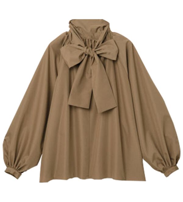 RANAN（ラナン）の「ボリュームボウタイブラウス（ブラウス）」｜詳細画像