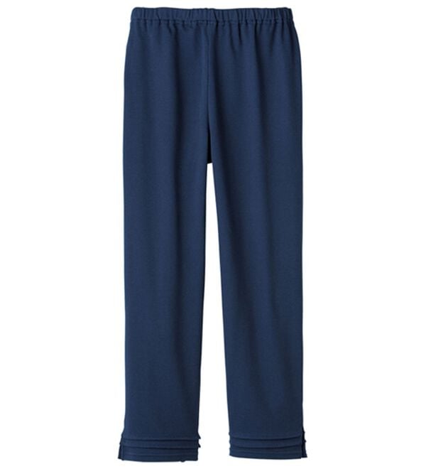 LAVIENNE（ラヴィエンヌ）の「着回し自在パンツ（クロップドパンツ）」｜ネイビー 7分丈