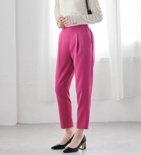 RANAN（ラナン）の「美脚シルエットクロップドパンツ（フルレングスパンツ）」｜詳細画像