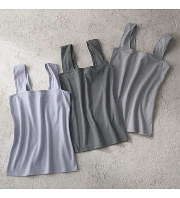 YU'NOW（ユナウ）の「【抗菌防臭】【吸水速乾】ブラ紐隠しの優秀インナー（肌着・インナーウェア）」｜詳細画像