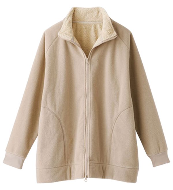 BELLUNA（ベルーナ）の「防風シート入り裏ボアあったかジャケット（ブルゾン）」｜詳細画像
