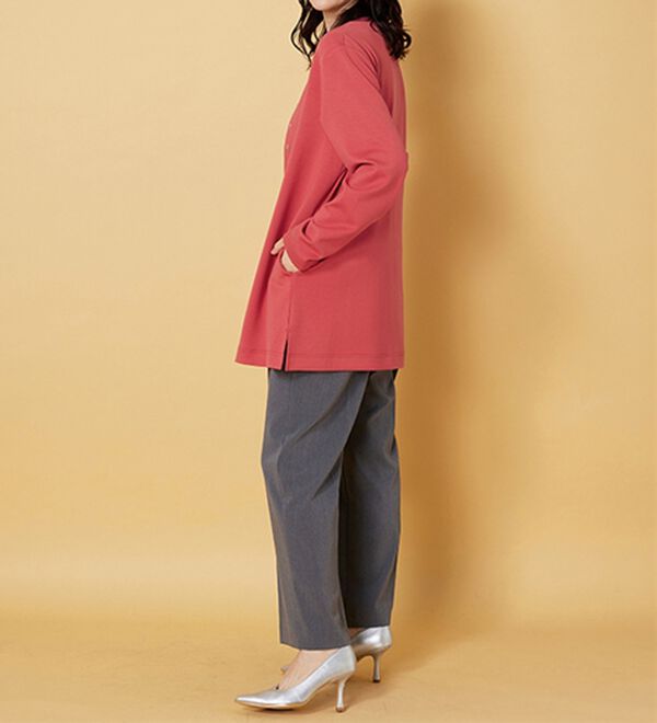 BELLUNA（ベルーナ）の「時短コーデ！ダンボール素材ロングカーデアンサンブル（アンサンブル）」｜詳細画像