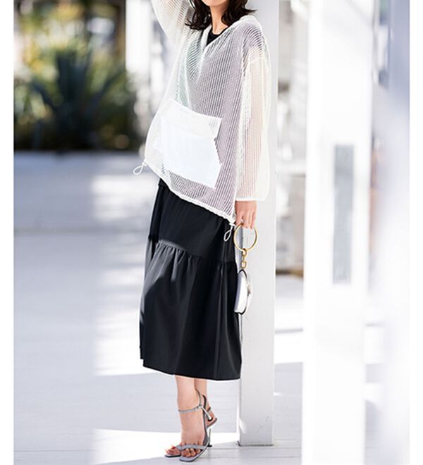 RANAN（ラナン）の「ティアードドッキングワンピ（ドッキングワンピース）」｜詳細画像