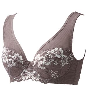 LAVIENNE（ラヴィエンヌ）の「背中すっきりなめらかブラジャー（ブラジャー）」｜チャコール