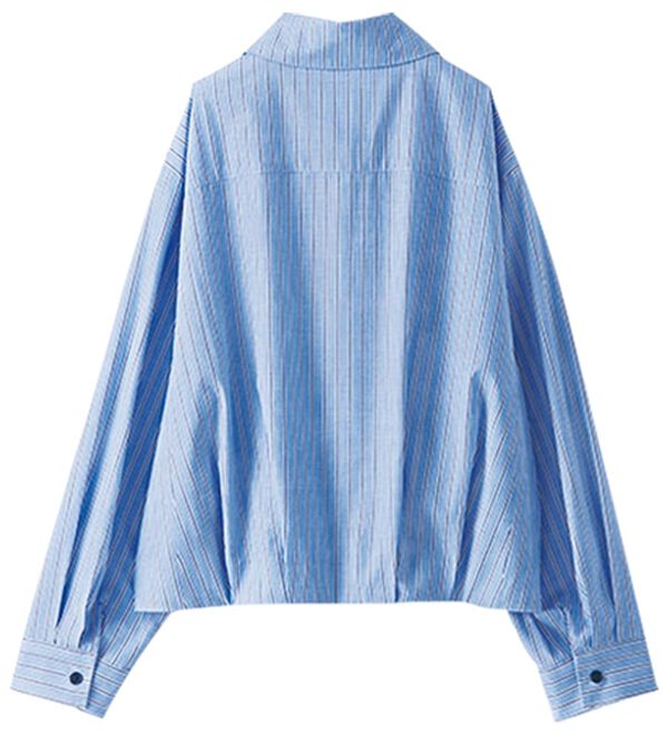 BELLUNA（ベルーナ）の「ぽわんと可愛いタック使いシャツブラウス（シャツ）」｜詳細画像