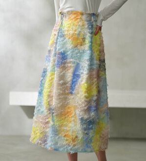 RANAN（ラナン）の「グラデーションプリントスカート（ロングスカート）」｜マルチ