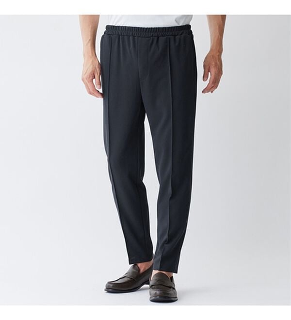 REMEN'S（リメンズ）の「【夏に嬉しい！４つの機能付】カットジョーゼットピンタックパンツ（メンズフルレングスパンツ）」｜詳細画像