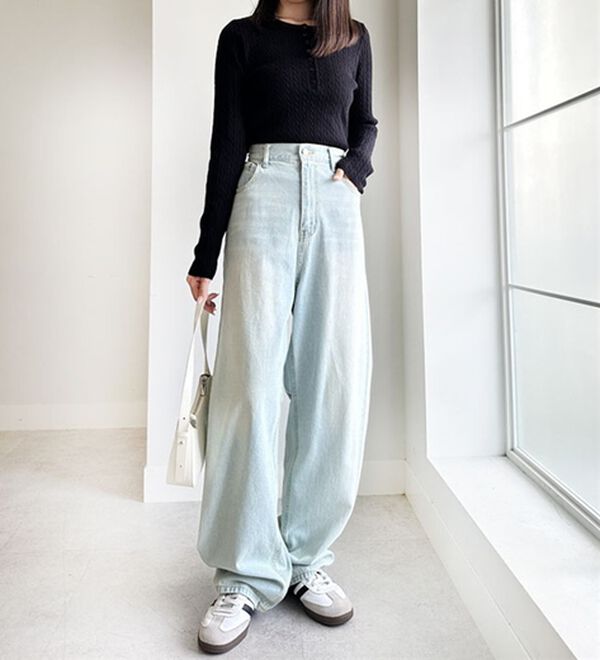 GeeRA（ジーラ）の「美脚魅せカーブデニム（フルレングスパンツ）」｜詳細画像