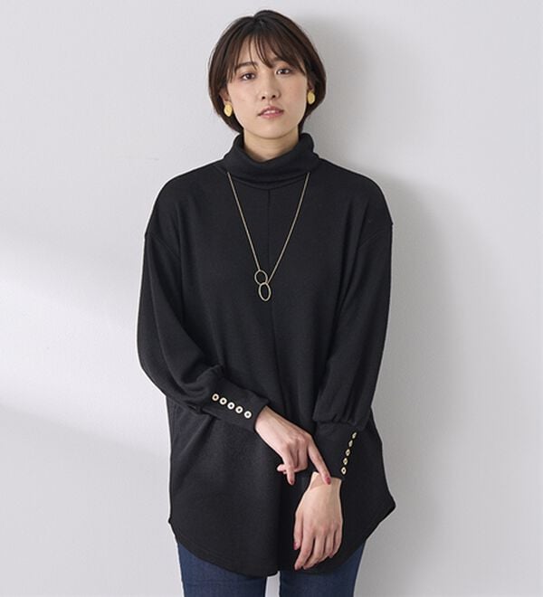 BELLUNA（ベルーナ）の「ニット見えデザインチュニック（チュニック）」｜詳細画像