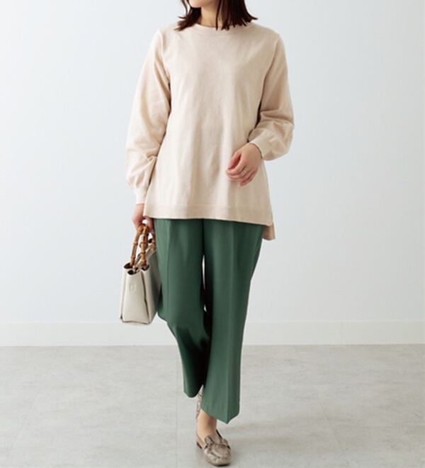 BELLUNA（ベルーナ）の「パフ袖デザインニットプルオーバー（ニット・セーター）」｜詳細画像