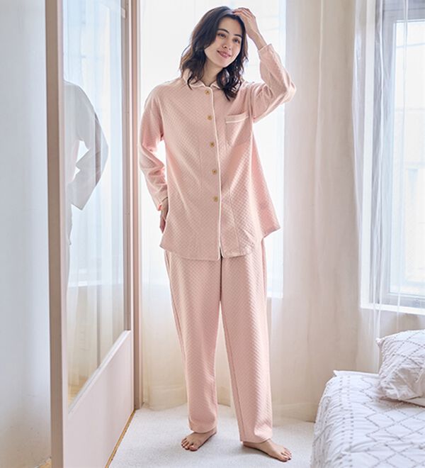 「ふんわりキルト快眠サポートパジャマ（パジャマ・ルームウェア）」｜詳細画像