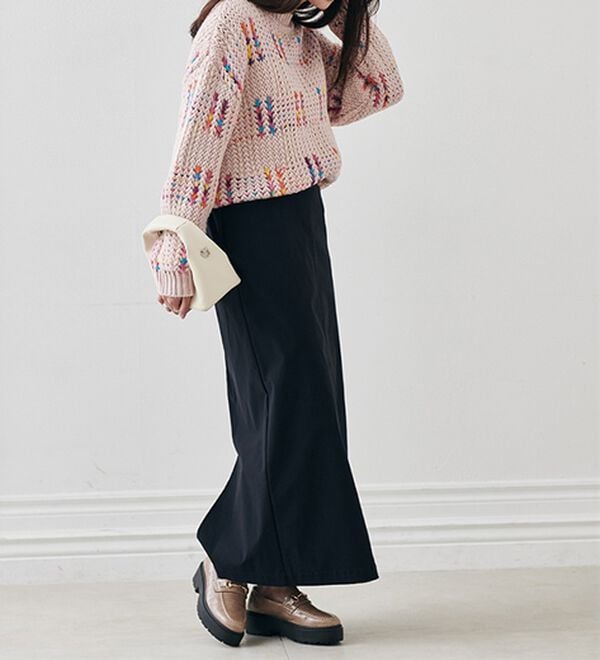 RANAN（ラナン）の「カラフルニットプルオーバー（ニット・セーター）」｜詳細画像