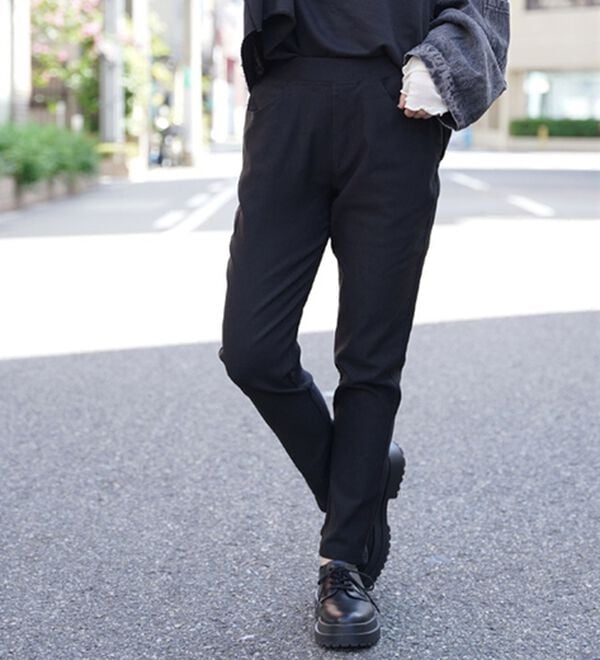 A HAPPY MARILYN（アハッピーマリリン）の「【Ｍ～８Ｌ】楽ちん暖かスキニーパンツ（スリム・スキニーパンツ）」｜詳細画像