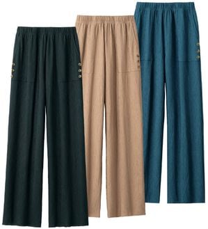 ルフラン（ルフラン）の「【３本組】抗菌防臭ラクちんイージーパンツ（その他パンツ）」｜詳細画像