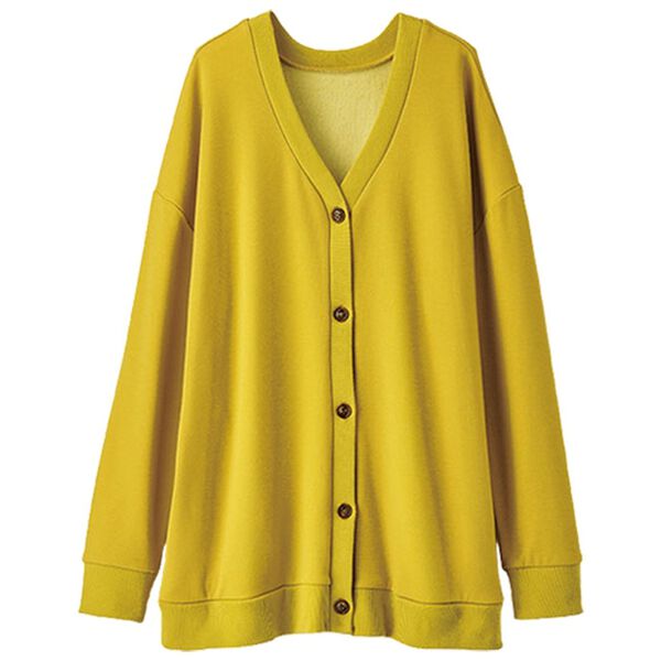 BELLUNA（ベルーナ）の「裏ファー素材前ボタンデザインカーディガン（その他カーディガン）」｜詳細画像