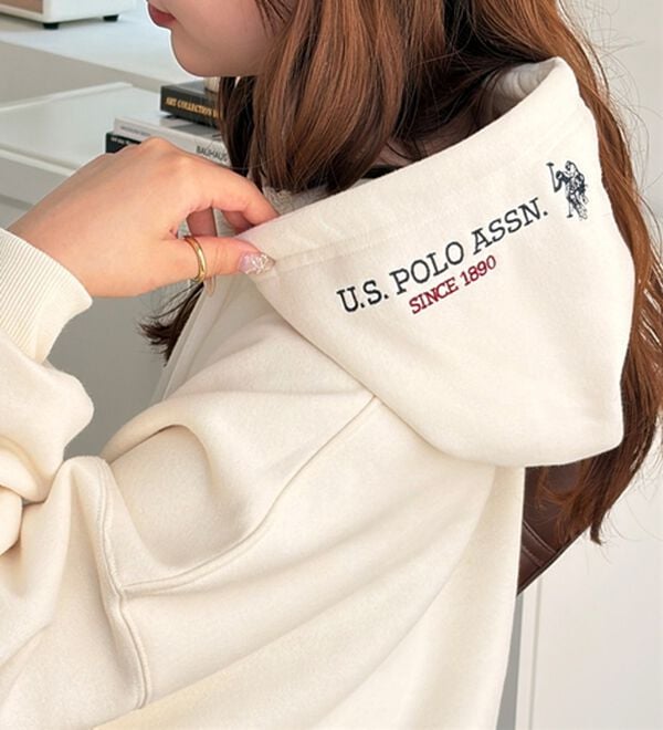GeeRA（ジーラ）の「【U.S. POLO ASSN.】選べる２丈！フード刺繍裏起毛パーカー（パーカー）」｜詳細画像