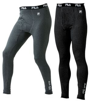 「【２色組】＜フィラ＞Ｗパワーでしっかり暖か！防風ロングタイツ（メンズ靴下・タイツ）」｜ロングタイツ2色組