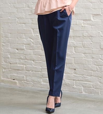 RANAN（ラナン）の「ひんやり！ハイウエストテーパードパンツ（テーパードパンツ）」