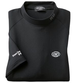 「＜トランスコンチネンツゴルフ＞ドライ７カラーズシャツ（メンズスポーツウェア（トップス））」｜ブラック