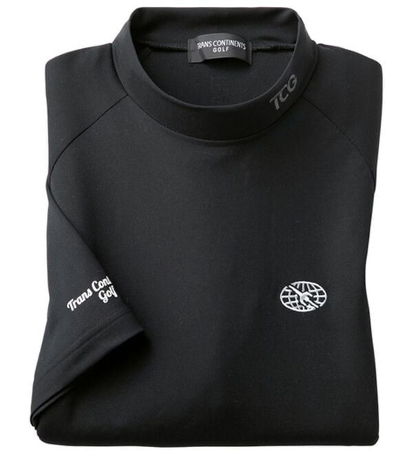 「＜トランスコンチネンツゴルフ＞ドライ７カラーズシャツ（メンズスポーツウェア（トップス））」｜ブラック