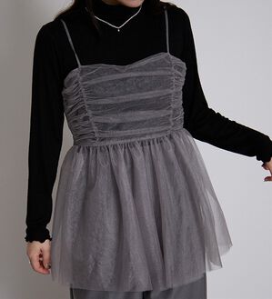 RANAN（ラナン）の「ラメチュールビスチェ（ブラウス）」｜詳細画像