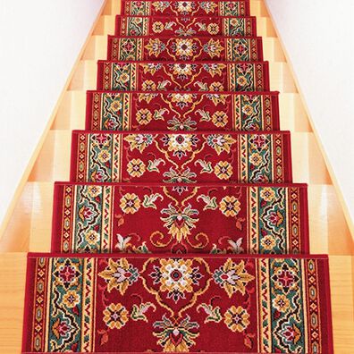 「ベルギー製廊下敷・階段マット「ラリスタン」（カーペット）」