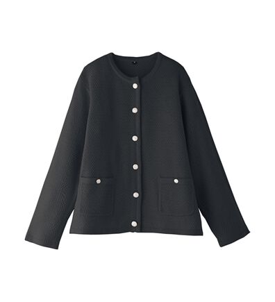 BELLUNA（ベルーナ）の「ツイード調金ボタンニットカーディガン（その他スーツ）」