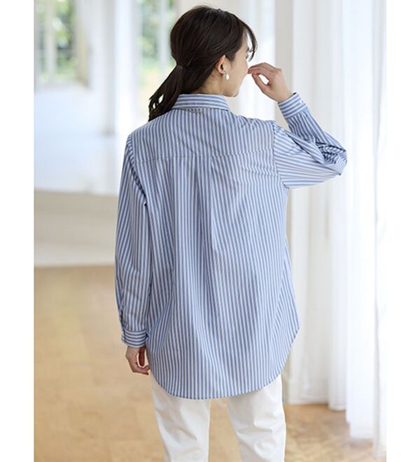 BELLUNA（ベルーナ）の「アイロンいらずの形態安定シャツ（シャツ）」｜詳細画像