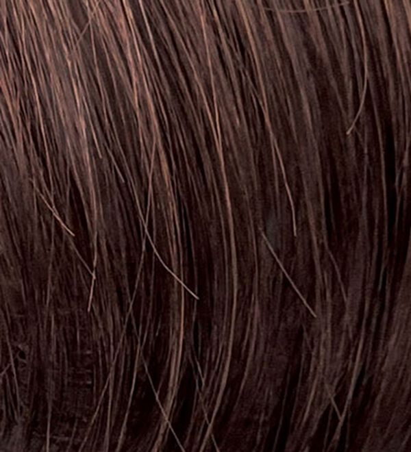 「毛足長めワンタッチヘアピース（ウィッグ・ヘアピース・エクステ）」｜栗色