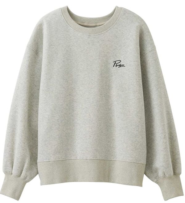 GeeRA（ジーラ）の「ロゴ＆ハート刺しゅう裏起毛スウェット（トレーナー・スウェット）」｜詳細画像