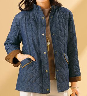 ルフラン（ルフラン）の「デニムキルティングジャケット（その他ジャケット）」｜詳細画像