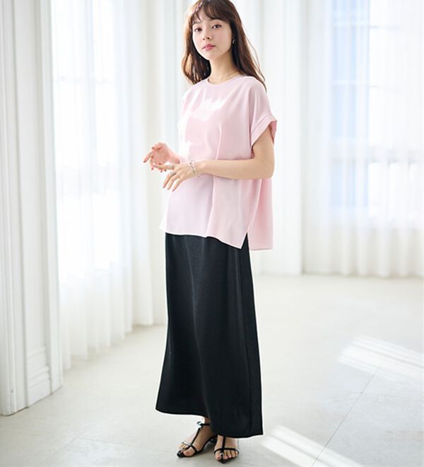 RANAN（ラナン）の「前後2WAYハーフジップブラウス（ブラウス）」｜詳細画像