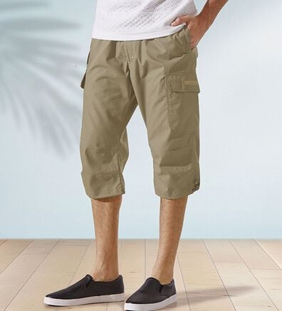 「＜アウトドアプロダクツ＞夏に便利な７分丈カーゴパンツ（メンズカーゴパンツ）」