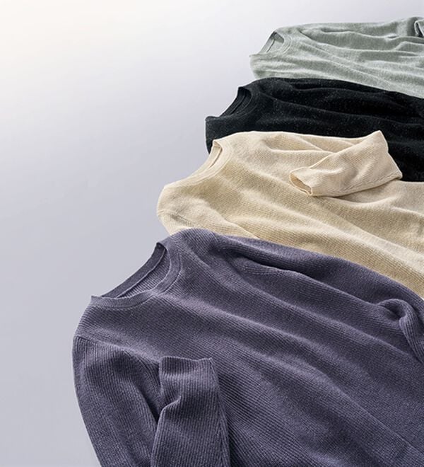 BELLUNA（ベルーナ）の「ラメ入りあぜ編フレアーニットチュニック（ニット・セーター）」｜詳細画像