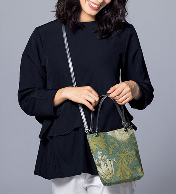 ルフラン（ルフラン）の「Ｆａｂｒｉｃ　ｂｙ　ＢＥＳＴ　ＯＦ　ＭＯＲＲＩＳ　ショルダーにもなる手提げバッグ（トートバッグ）」｜詳細画像