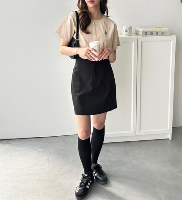 GeeRA（ジーラ）の「【ＵＳ．ＰＯＬＯ．ＡＳＳＮ】接触冷感ワンポイント刺繍Ｔシャツ（Tシャツ）」｜詳細画像