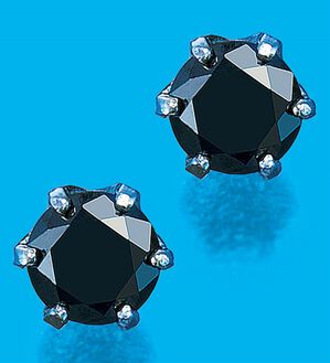 BELLUNA（ベルーナ）の「お買得！プラチナダイヤピアス（イヤリング・ピアス）」｜ブラックダイヤ