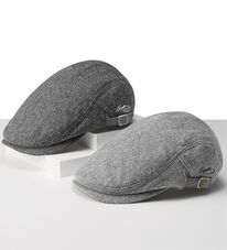 「＜クロコダイル＞あったかウール混の蓄熱保温帽子（メンズ帽子）」