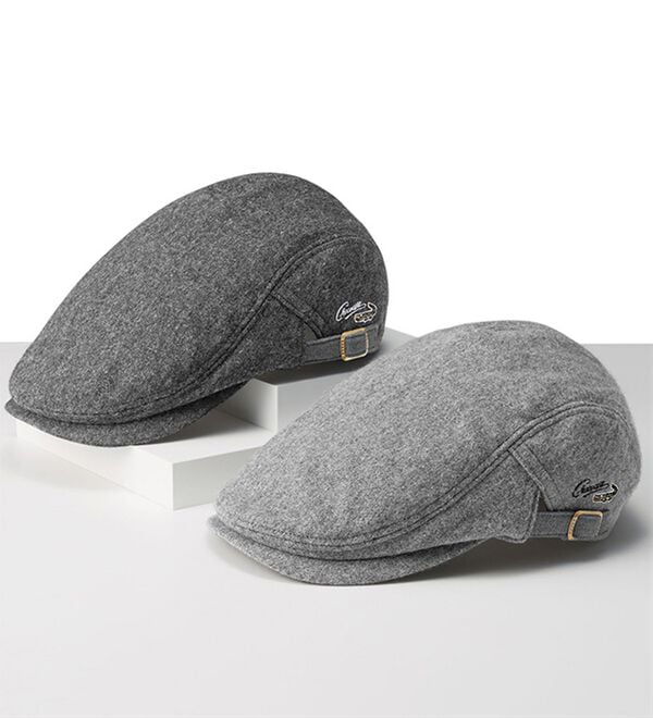 「＜クロコダイル＞あったかウール混の蓄熱保温帽子（メンズ帽子）」｜詳細画像