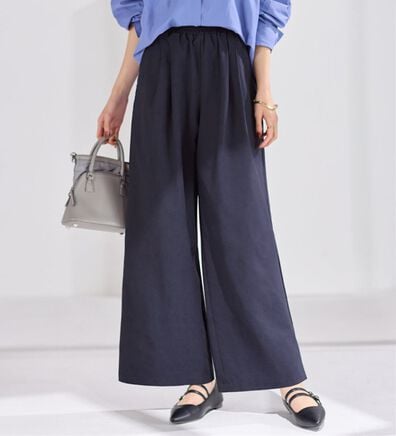 Viola e Viola（ヴィオラ エ ヴィオラ）の「涼しい履き心地！サッカーワイドパンツ（ワイドパンツ・ガウチョ）」