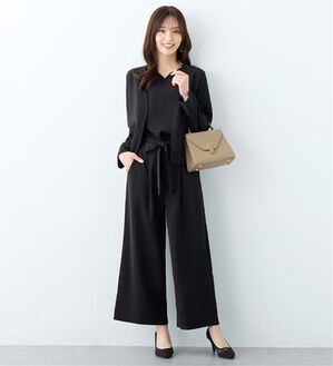 alotta（アロッタ）の「【３点セット】洗える！フォーマルセットアップ（その他スーツ）」｜ブラック