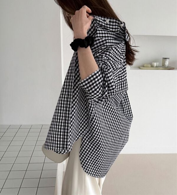 GeeRA（ジーラ）の「アソート柄オーバーサイズシャツ（シャツ）」｜詳細画像