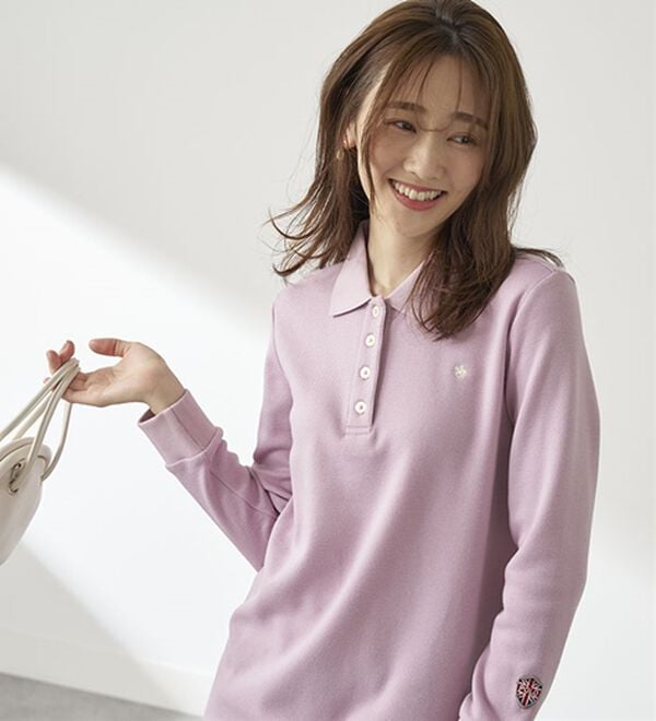 BELLUNA（ベルーナ）の「【ＰＯＬＯ　ＢＣＳ】裏起毛かのこポロシャツ（ポロシャツ）」｜詳細画像