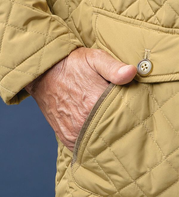 「＜クロコダイル＞中わたキルトジャケット（メンズジャケット）」｜詳細画像