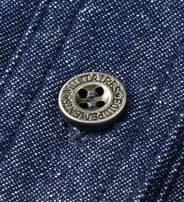 「すっきり見えるデニムロングベスト（ベスト）」｜詳細画像