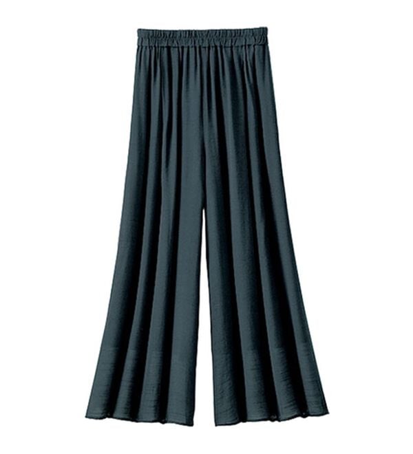 BELLUNA（ベルーナ）の「スラブ素材ポケット付ワイドパンツ（ワイドパンツ・ガウチョ）」｜詳細画像